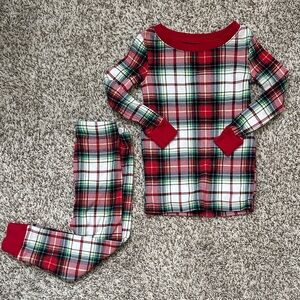 Holiday Lane Festive Plaid Infant Pajama Set - Red, Green, and White 12M 🎄
